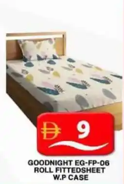 Grand Hyper Market Goodnight EG-FP-06 roll fittedsheet W.P case offer