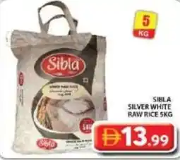 Grand Hyper Market Sibla silver white raw rice offer
