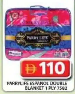 Grand Hyper Market Parrylife espanol double blanket 1 ply offer