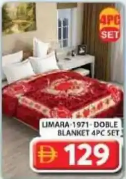 Grand Hyper Market Doble blanket set offer
