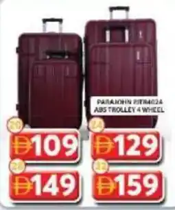 Grand Hyper Market Abs trolley 4 wheel 32" offer