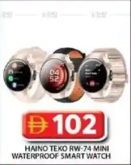 Grand Hyper Market Haino teko rw-74 mini waterproof smart watch offer