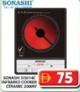 Grand Hyper Market Sonashi sis014c infrared cooker ceramic 2000w offer
