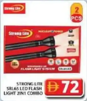 Grand Hyper Market Strong lite srl65 led flash light 2in1 combo offer