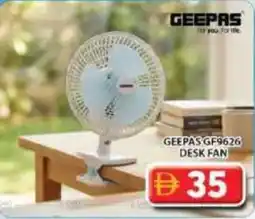 Grand Hyper Market Geepas gf9626 desk fan offer