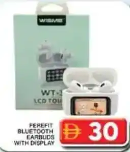 Grand Hyper Market Ferefit bluetooth earbuds with display offer