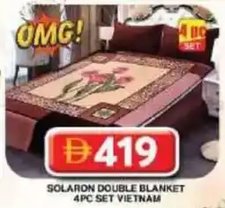 Grand Hyper Market Solaron double blanket set vietnam offer