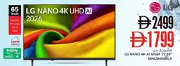 Nesto LG NANO 4K AI Smart TV 65" 65NU840B6LA offer