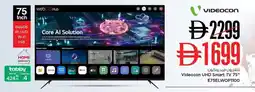 Nesto Videocon UHD Smart TV 75" E75ELWOP1100 offer