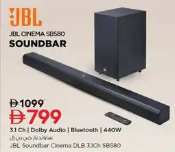 Nesto JBL Soundbar Cinema DLB 3.1Ch SB580 offer