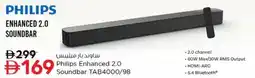 Nesto Philips Enhanced 2.0 Souondbar TAB4000/98 offer