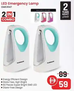 Nesto LED Emergency Lamp OME2647 offer