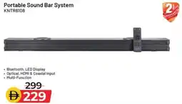 Nesto Portable Sound Bar System KNTR6108 offer