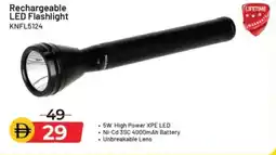 Nesto Rechargeable LED Flashlight KNFL5124 offer