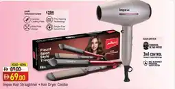 Nesto Impex Hair Straightner + Hair Dryer Combo offer