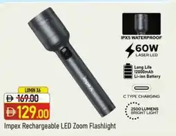 Nesto Impex Rechargeable LED Zoom Flashlight offer