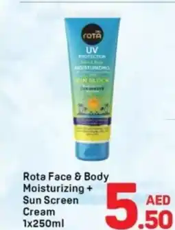 Day To Day Rota face & body moisturizing + sun screen cream offer