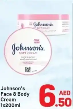 Day To Day Johnson's face & body cream offer