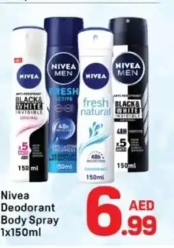 Day To Day Nivea deodorant body spray offer