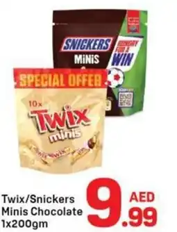 Day To Day Twix/snickers minis chocolate offer