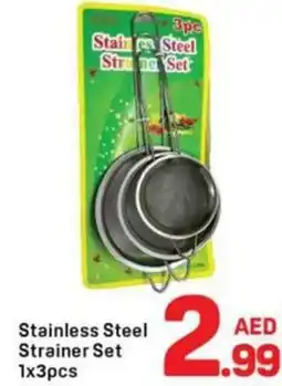 Day To Day Stainless steel strainer set offer