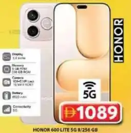 Grand Hyper Market Honor 600 lite 5g 8 / 256 gb offer