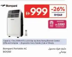 Carrefour Bompani Portable AC BO1250 offer