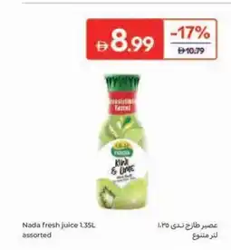 Carrefour Nada fresh juice 1.35L assorted offer