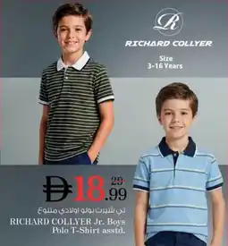 Nesto Richard Collyer Jr. Boys Polo T-Shirt asstd offer