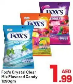 Day To Day Fox's Crystal Clear Mix Flavored Candy offer