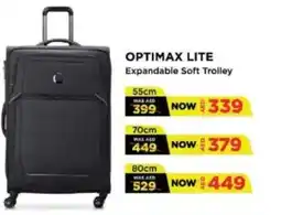 Lulu Hypermarket OPTIMAX LITE Expandable Soft Trolley offer