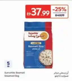 Carrefour Sunwhite Basmati Steamed offer