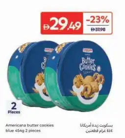 Carrefour Americana butter cookies blue offer