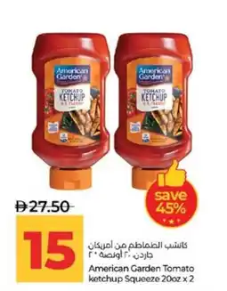 Lulu Hypermarket American Garden Tomato ketchup Squeeze offer