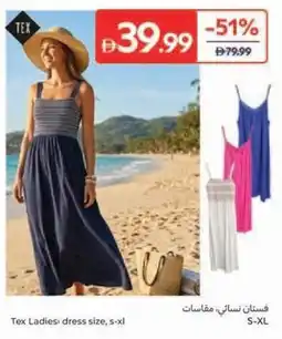 Carrefour Tex Ladies dress size, s-xl offer