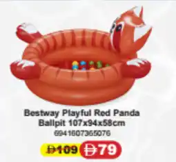 Union Coop Bestway Playful Red Panda Ballpit offer