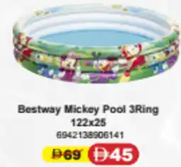 Union Coop Bestway Mickey Pool 3Ring offer