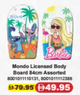 Union Coop Mondo Licensed Body Board Assorted offer