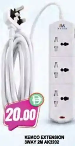 Almaya supermarket Kemco extension 3way 2m AK3202 offer