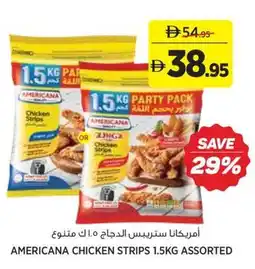 Aswaaq Americana chicken strips assorted offer