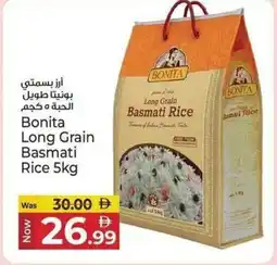 Kenz Hypermarket Bonita Long Grain Basmati Rice offer