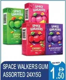 Dream Land Center Space walkers gum assorted offer