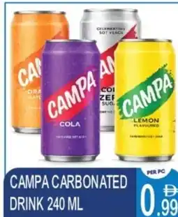 Dream Land Center Campa carbonated drink offer
