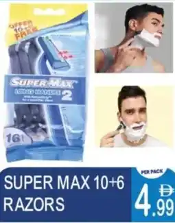 Dream Land Center Super max 10+6 razors offer