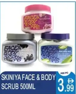 Dream Land Center Skiniya face & body scrub offer