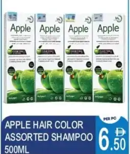 Dream Land Center Apple hair color assorted shampoo offer