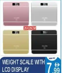 Dream Land Center Weight scale with lcd display offer