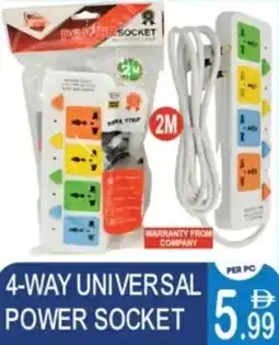 Dream Land Center 4-way universal power socket offer