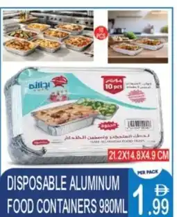 Dream Land Center Disposable aluminum food containers offer