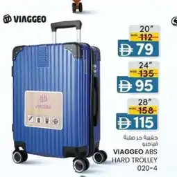 KM Trading Viaggeo abs hard trolley 020-4 offer
